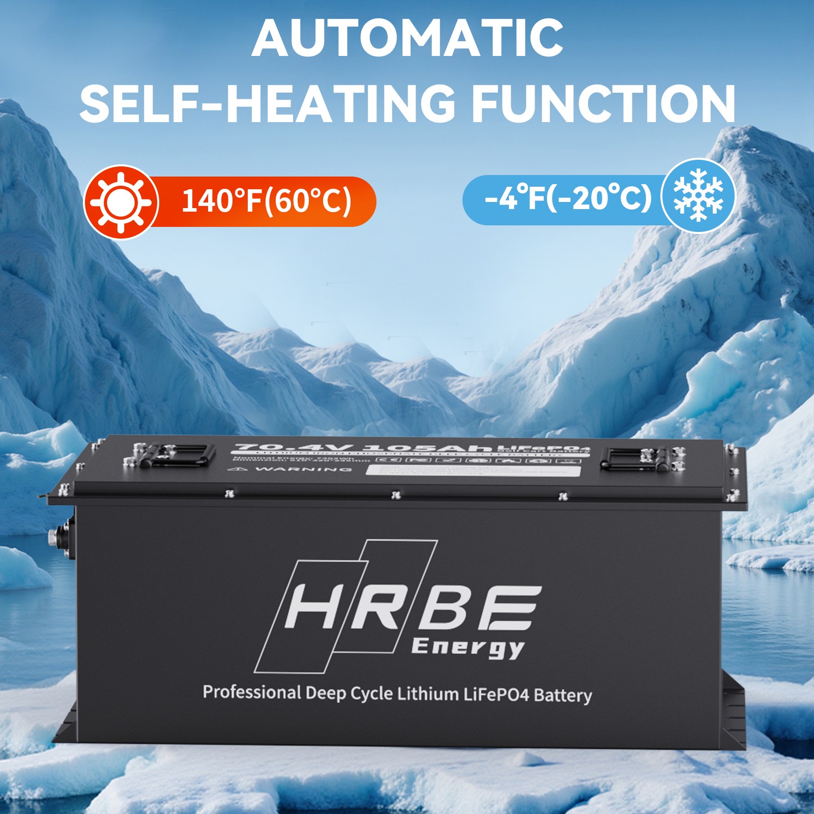 72V 105Ah Golf Cart LiFePO4 Lithium BT Battery 200A BMS+Monitor+80.3V18A Charger