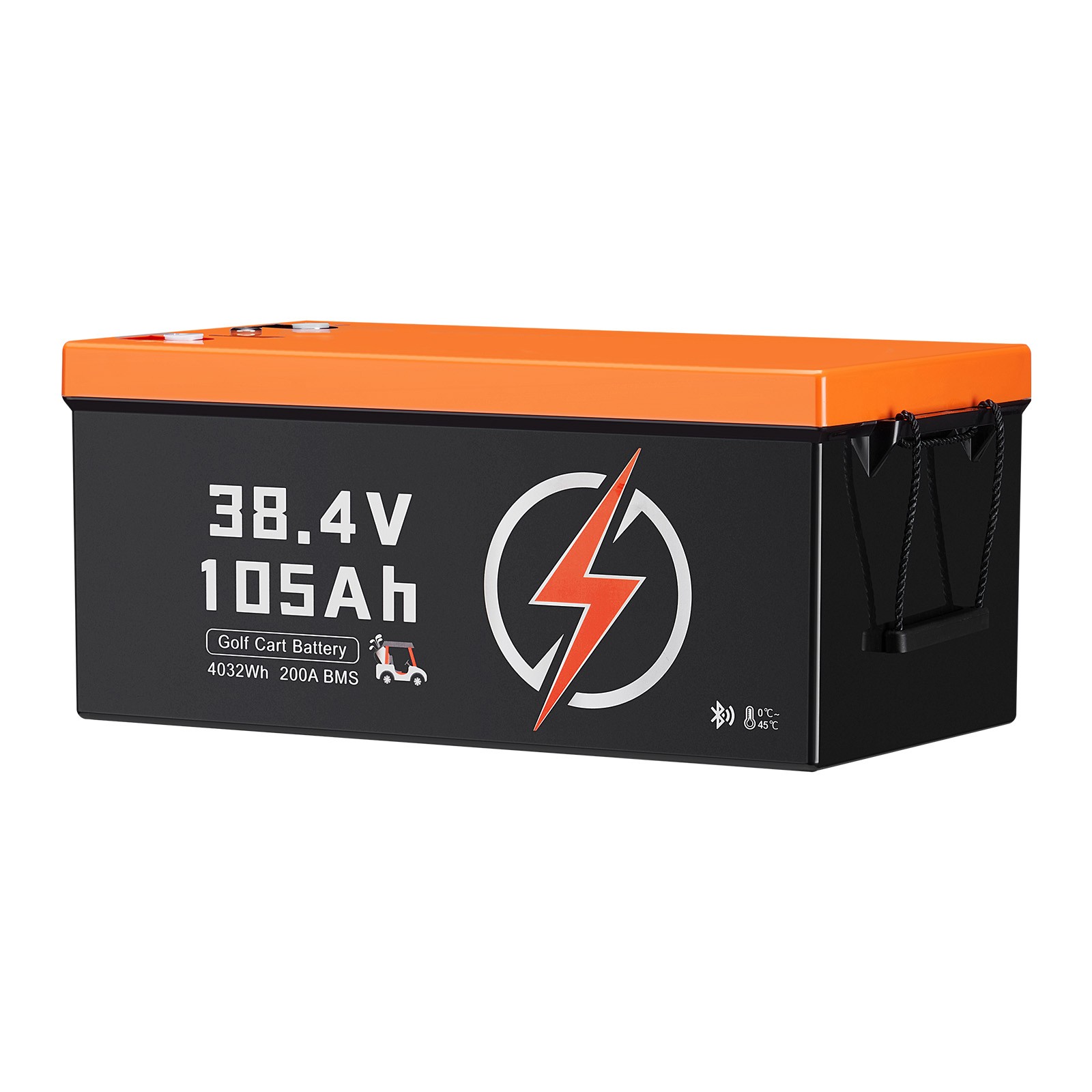 36V 105Ah Golf Cart Lithium Battery with LCD Monitor and 4000+ Cycles