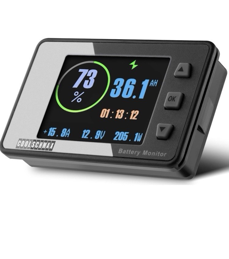 Battery Monitor with Shunt 300A Battery Monitor for RV, Motorcycle,