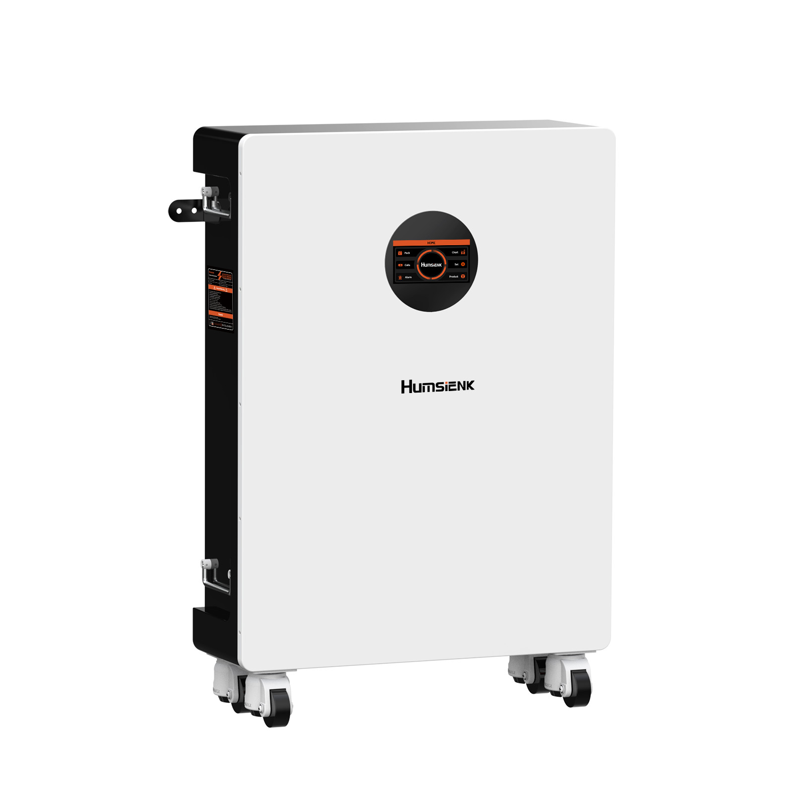 Humsienk 15.36kWh 48V 300Ah Wall-Mounted LiFePO4 Lithium Battery 200A BMS Solar