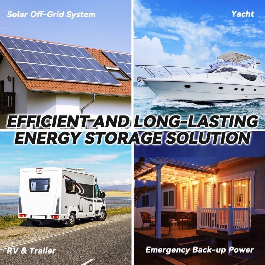 GreenOE 2 Pack 12V 100Ah LiFePO4 Battery Group 31 With Built-in 100A BMS For RV