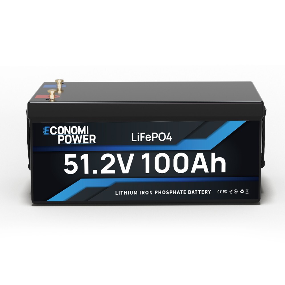 48V 100Ah Lithium Battery LiFePO4 100A BMS 6000 Cycle for RV Solar Boat Off-grid
