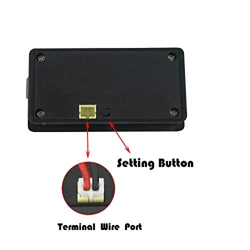 12V 24V 36V 48V 72V 84V Battery Meter, Battery Capacity Voltage Monitor White