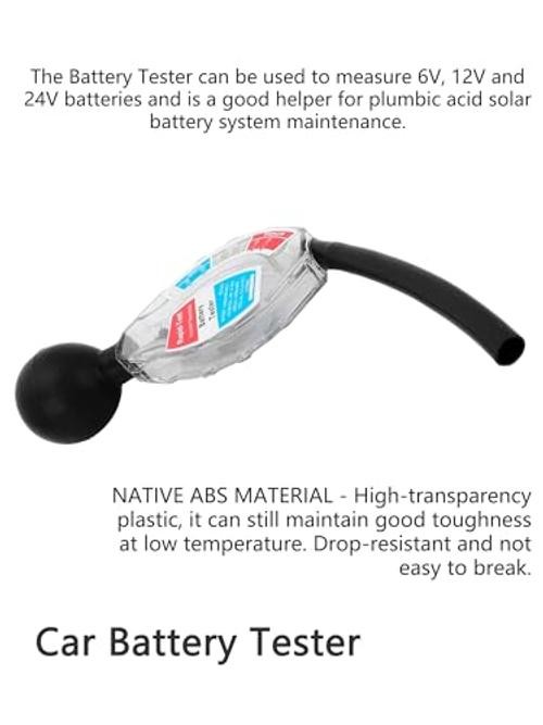 Rapid Battery Hydrometer Tester, Deep Cycle Tool for 6V 12V 24V Golf Cart
