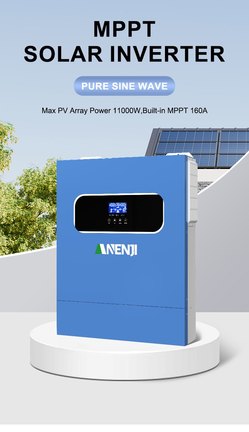 16KWh 51.2V 314Ah Lithium Battery+11KW 48V 220Vac Hybrid Solar Inverter US STOCK