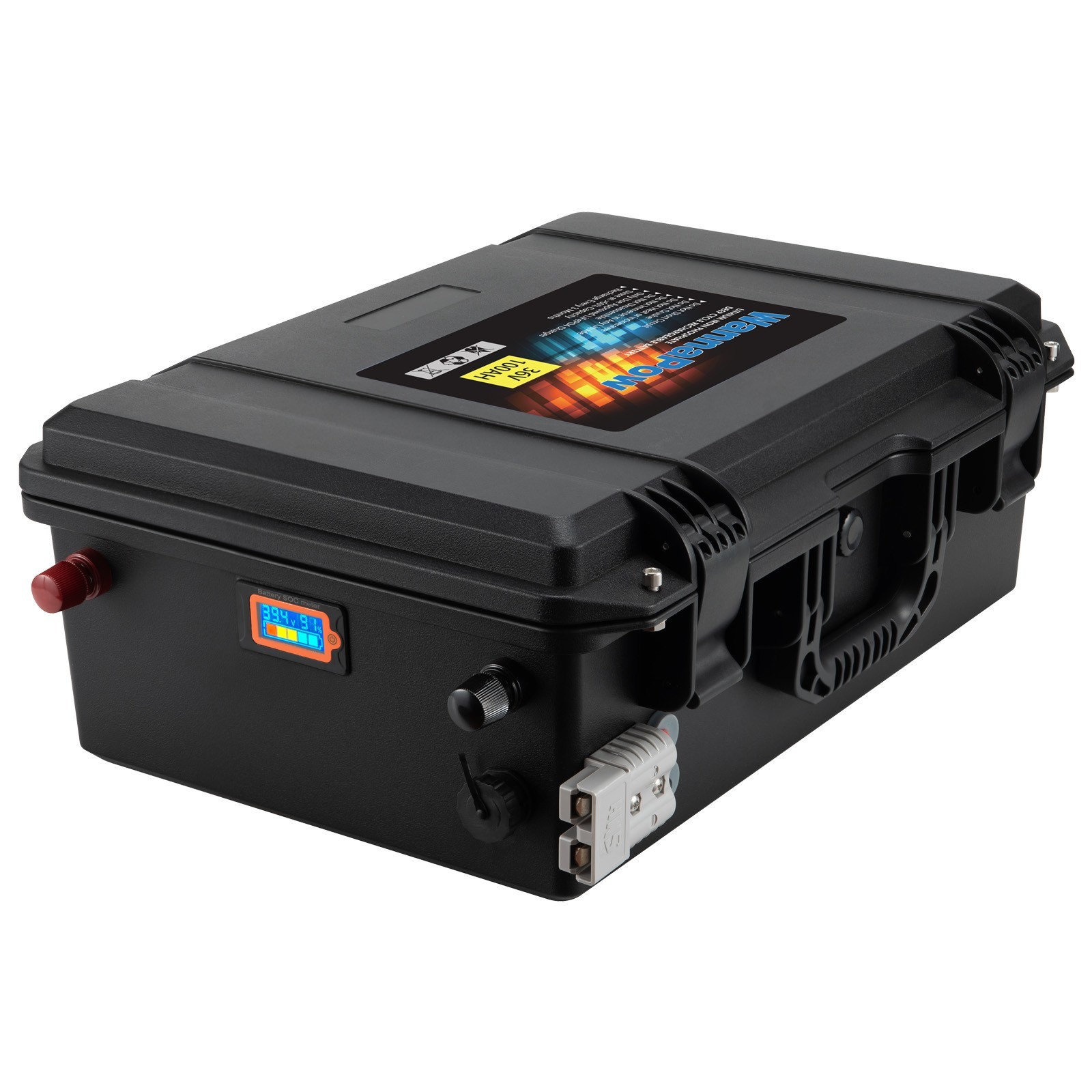 WannaPow 36V 100Ah LiFePO4 Battery BMS Deep Cycle For Trolling Motor,RV,Solar