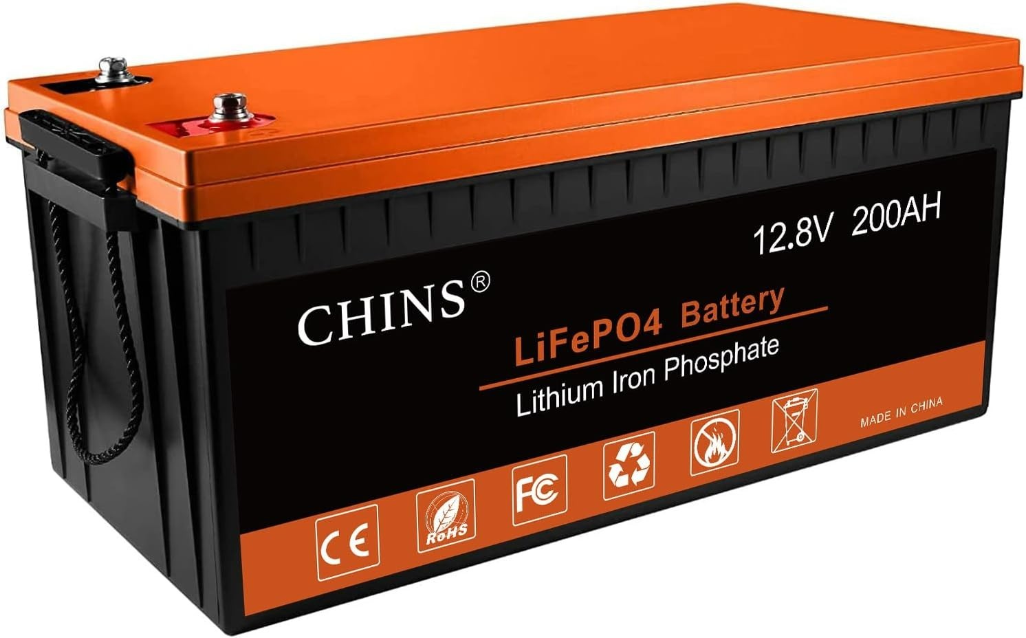CHINS LiFePO4 Battery 12V 20AH 50AH 100AH Deep Cycle Lithium Battery Gff-Grid