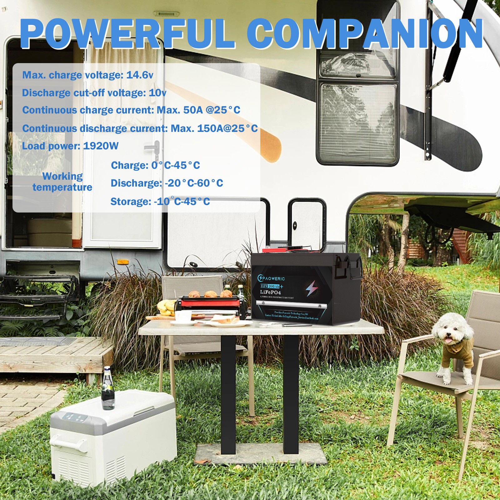 12V 24V 200Ah 400Ah LiFePO4 Lithium Battery 150A BMS for RV,Off-grid,Solar Power