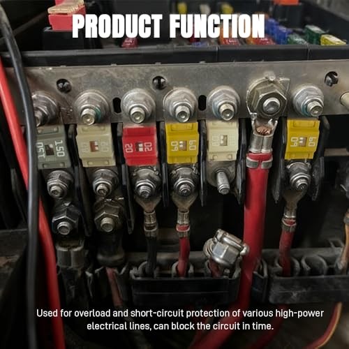 3PCS AMI/Midi Fuse High Current Fuses – Copper Plated Bolt-On Mini Fuses 125A