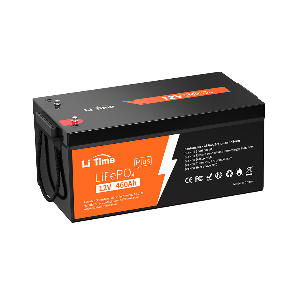 Refurbished LiTime 12V 460Ah LiFePO4 Lithium Battery 250A BMS for Solar Off grid