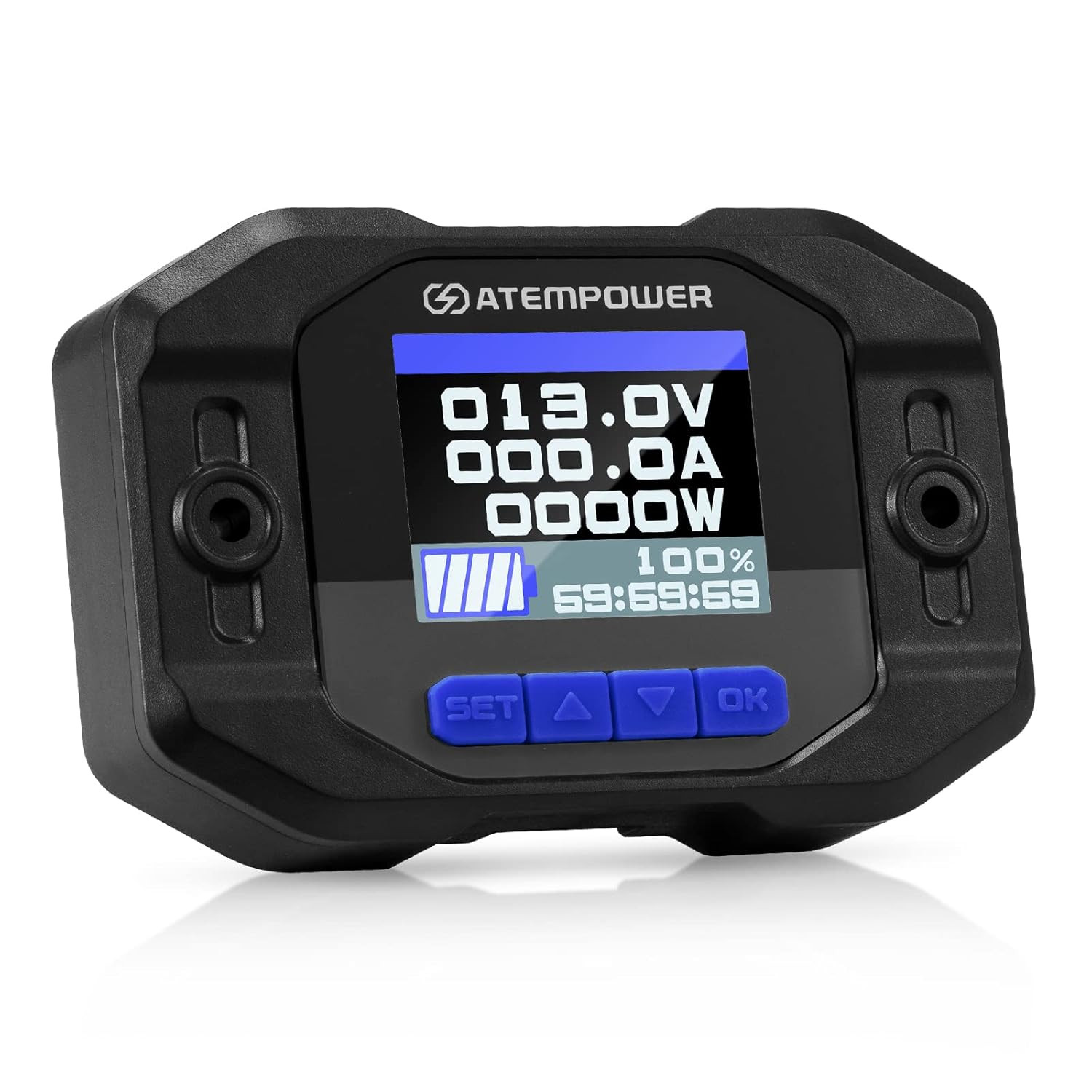 12V 100A Battery Monitor with Shunt – Real-Time Current for RV & Batteries