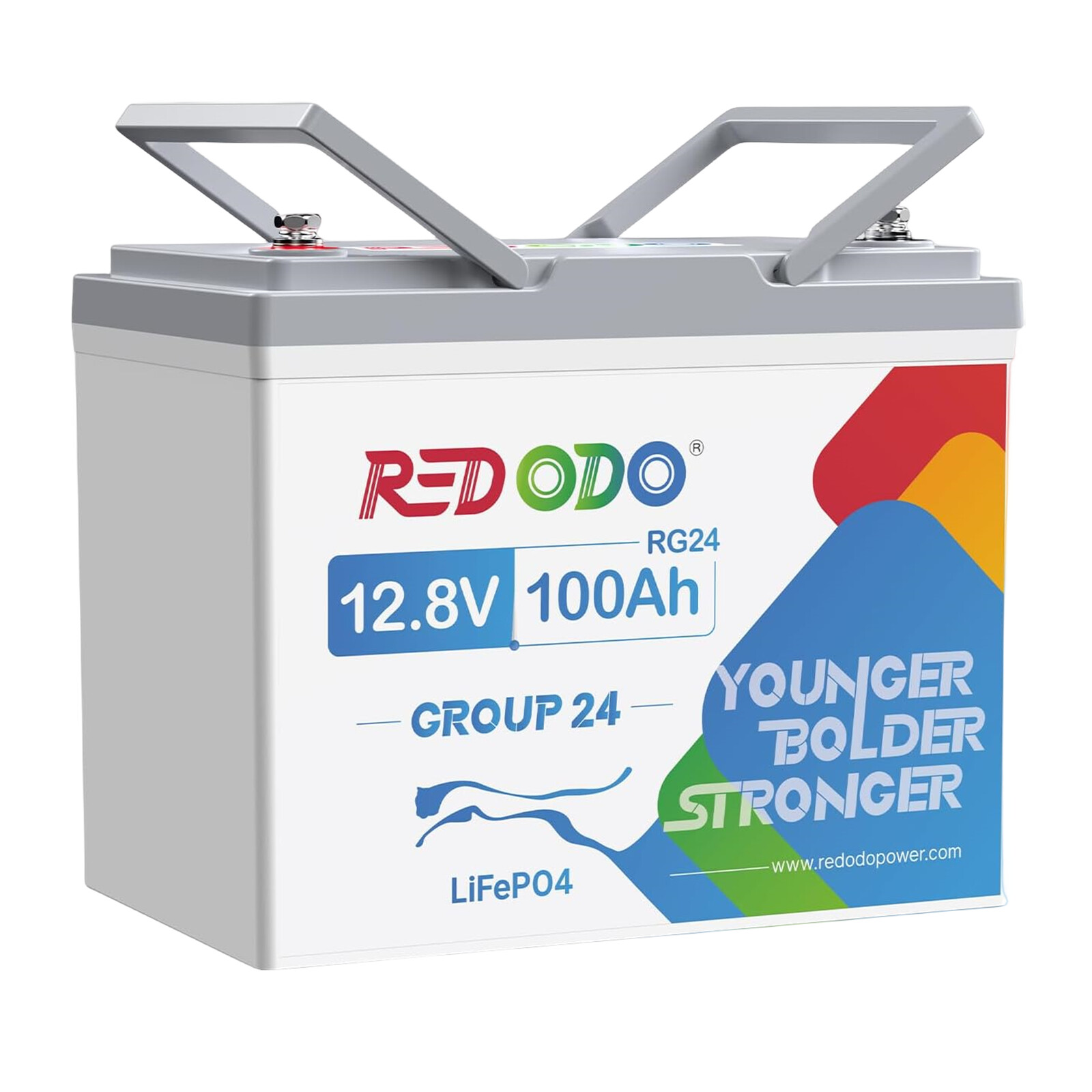 Redodo 12V 100Ah Group 24 Lithium Battery 100A BMS for RV Boat – Good Condition