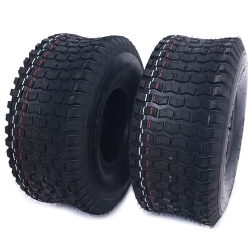20×8.00-8 (2-Pack) Lawn Mower Turf Tires, V2 Tread Pattern, 4-Ply 20X8.00-8