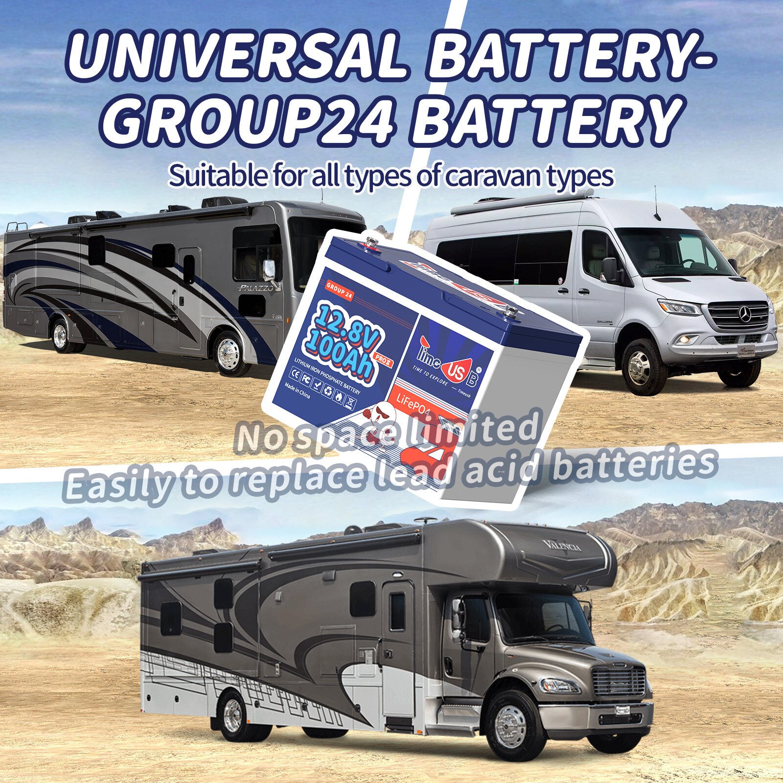 12V/24V 50Ah 00Ah 200Ah Lithium Battery DeepCycle LiFePO4 for Solar Off-grid LOT