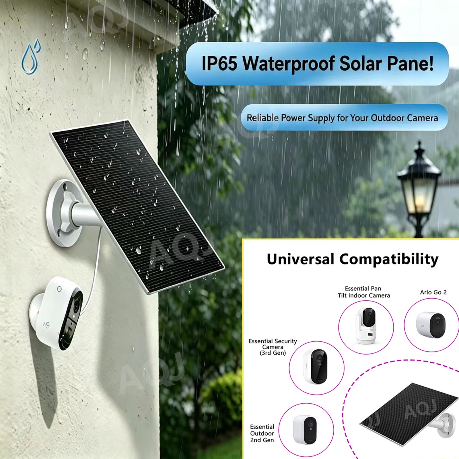 3W Solar Panel Charger Compatible with Essential Series