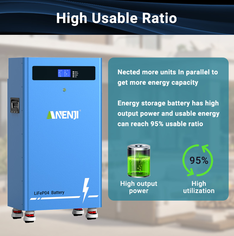 16KWh 314Ah 51.2V LiFePO4 Battery Storage+12KW Hybrid Solar Inverter 120V/240Vac