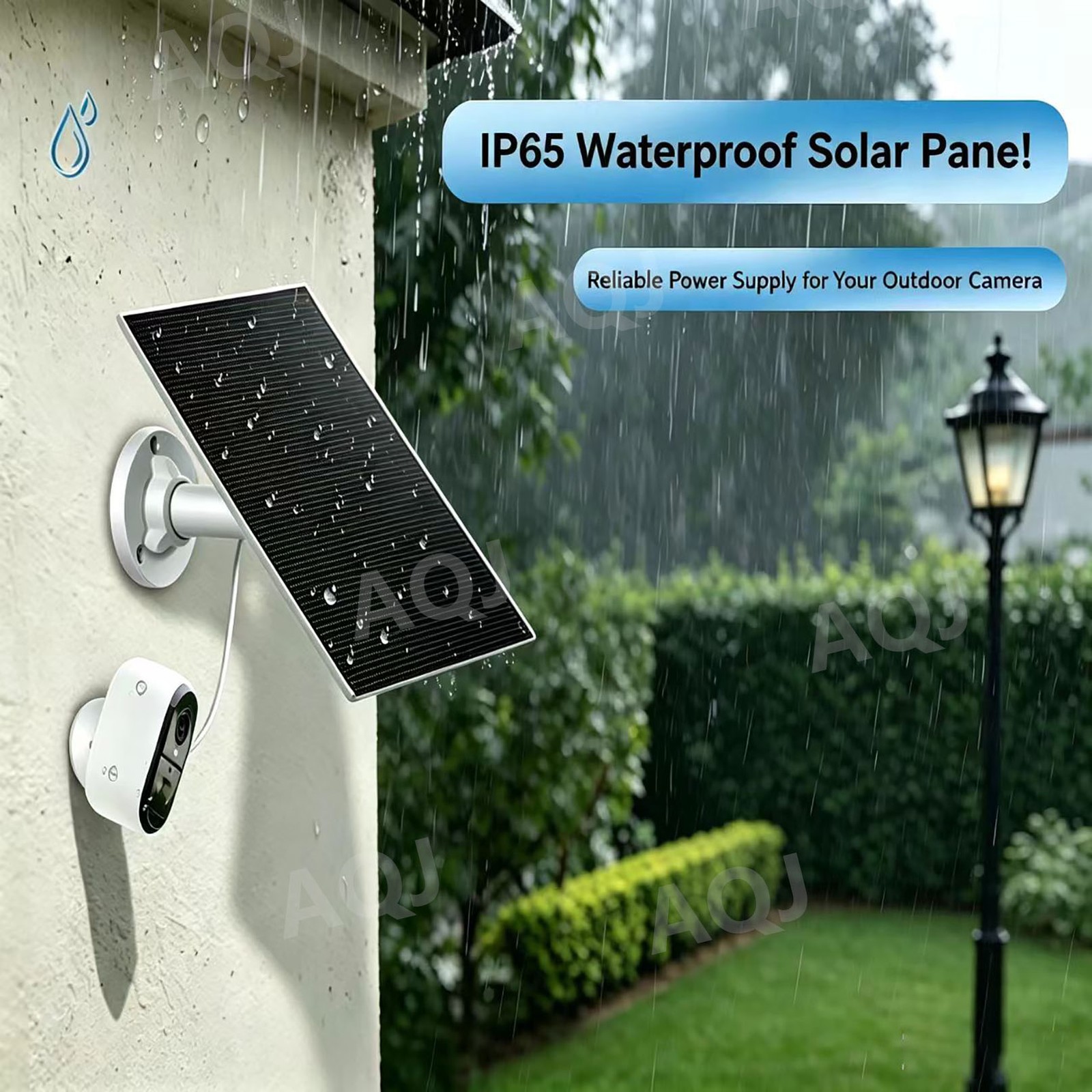 3W Solar Panel Charger Compatible Robust IP65 Weatherproof & Durable Build
