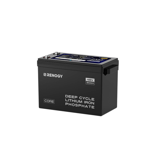 Renogy 48V 50Ah Smart Lithium Iron Phosphate Battery 6000 Cycles LiFePO4