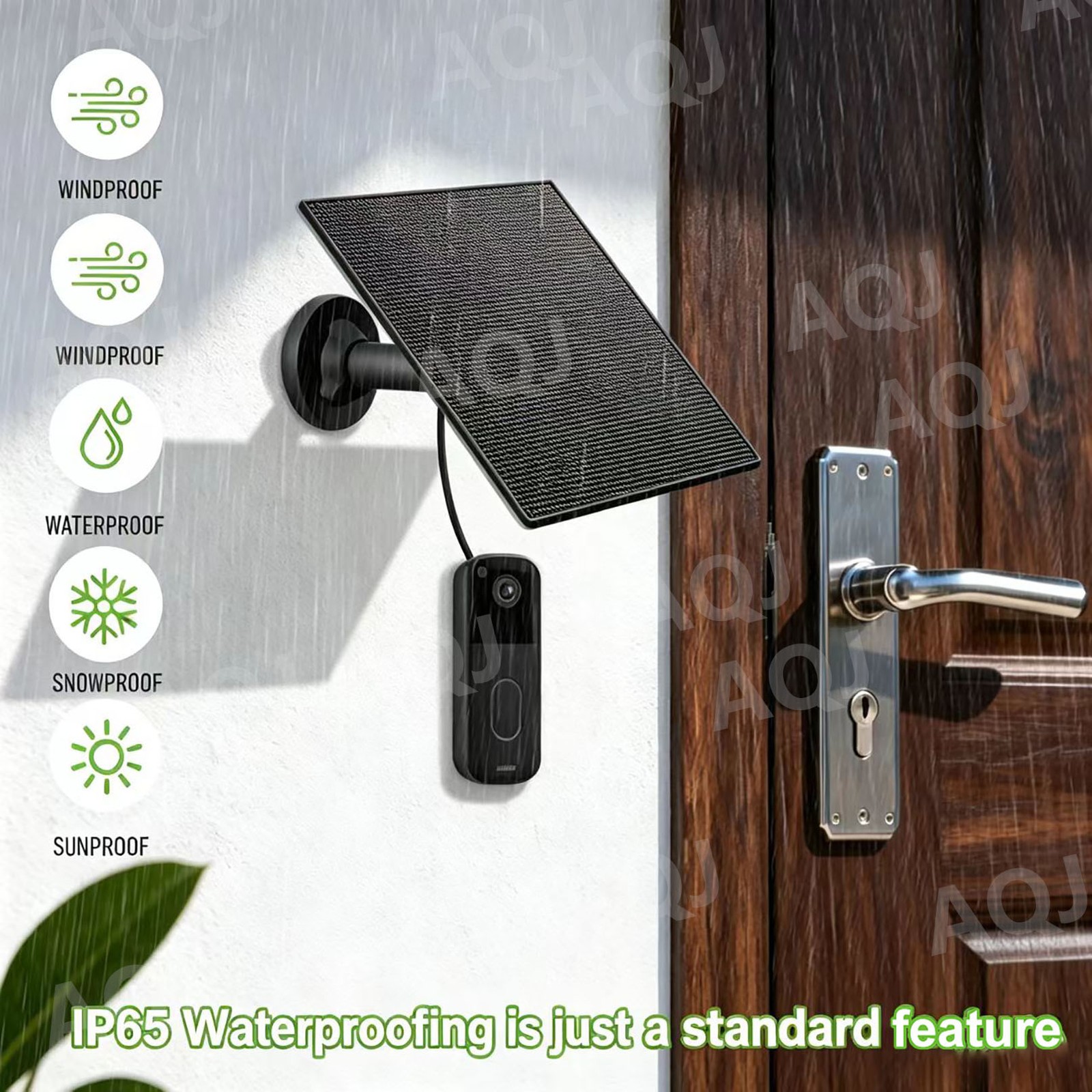 Solar Panel for Blink Camera Outdoor, 3W Blink Camera Solar Panel Compatible