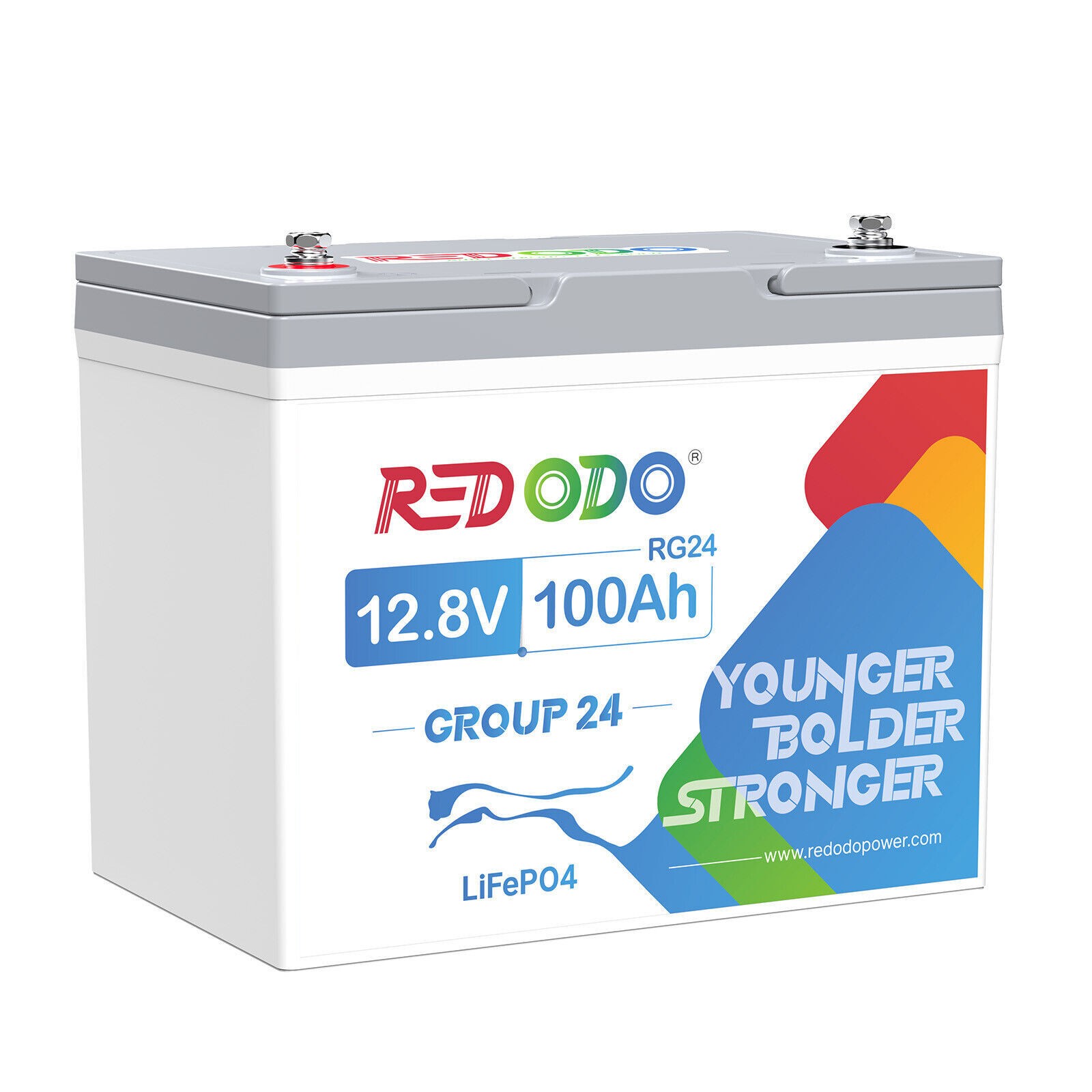 Redodo 12V 100Ah Group 24 Lithium Battery 100A BMS for RV Boat – Good Condition
