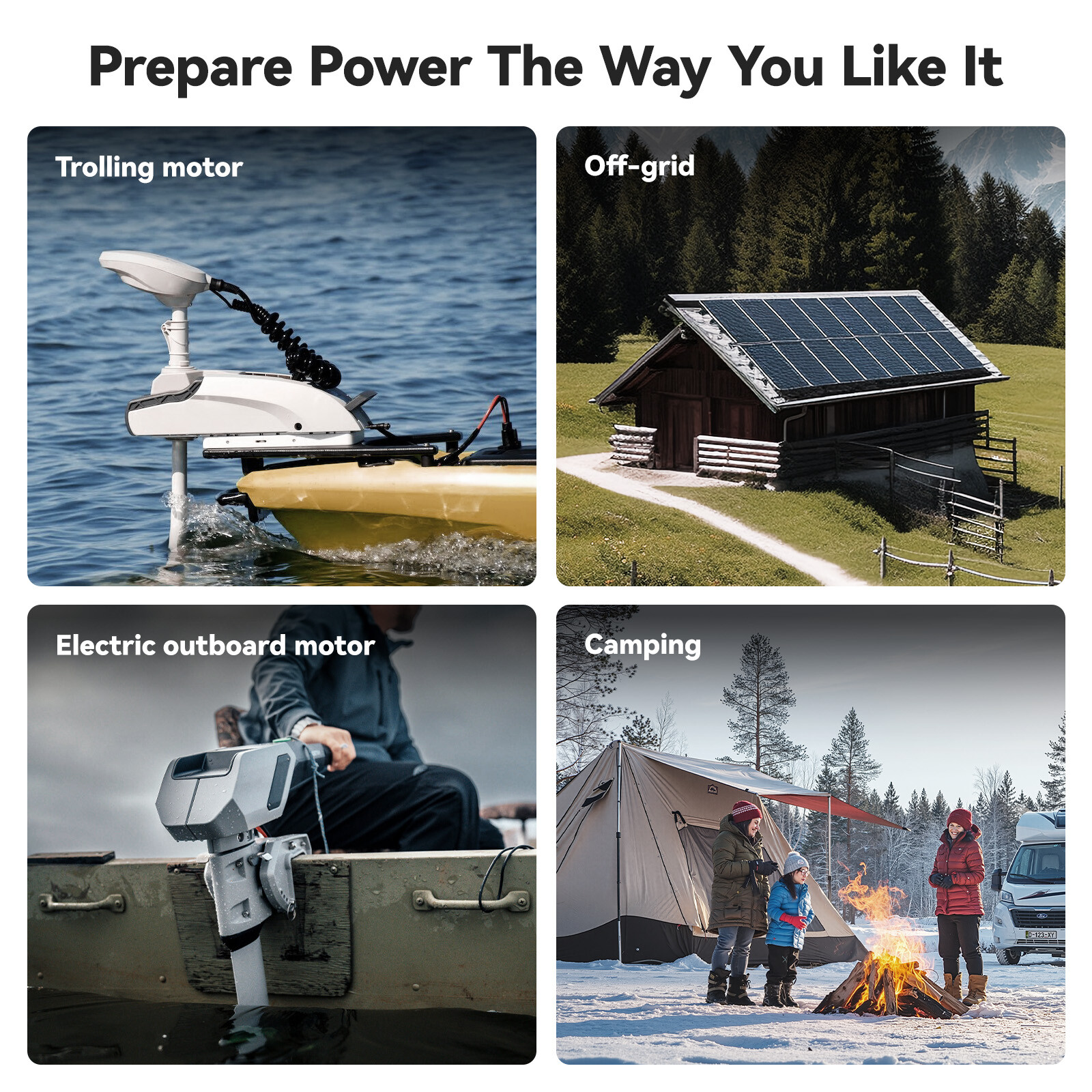 Power Queen 24V 50Ah TM Bluetooth LiFePO4 Lithium Battery BMS for Solar Marine
