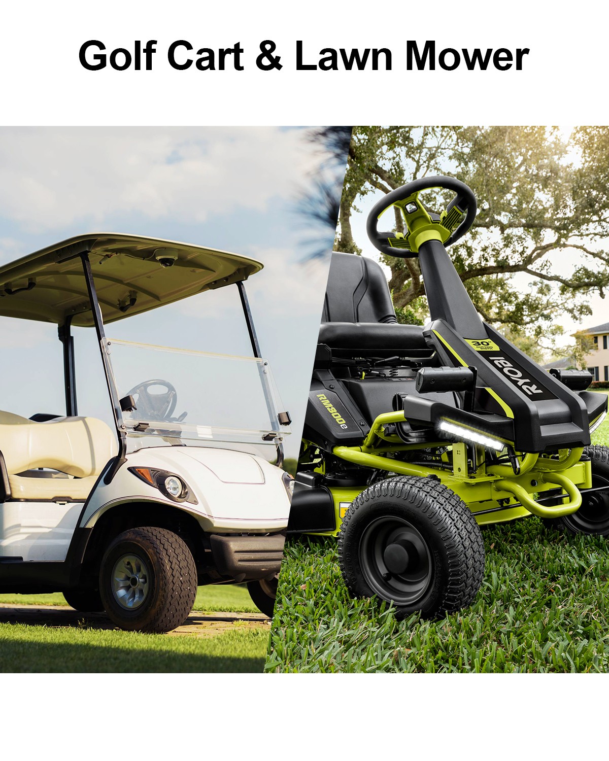 ECO-WORTHY 2560Wh 48V 50Ah Metal Case Lithium Battery 4000+ Cycles Golf Cart
