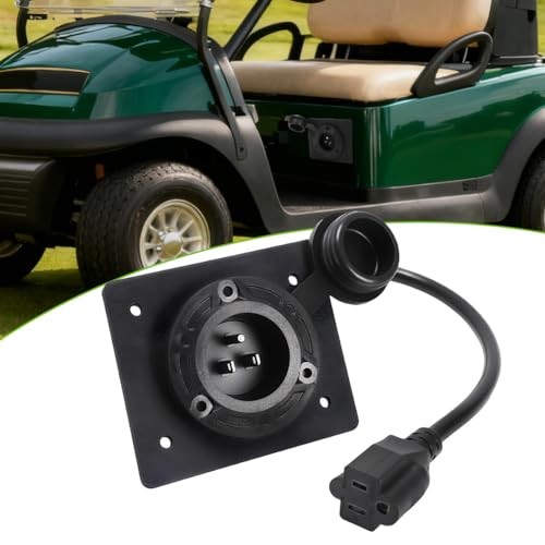 Charger Port Cover Plate Adapter with 120V Plug for Lithium Battery Compatible