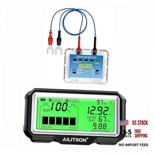12V Battery Tester Wireless Battery Monitor 433MHz Wireless Battery Tester