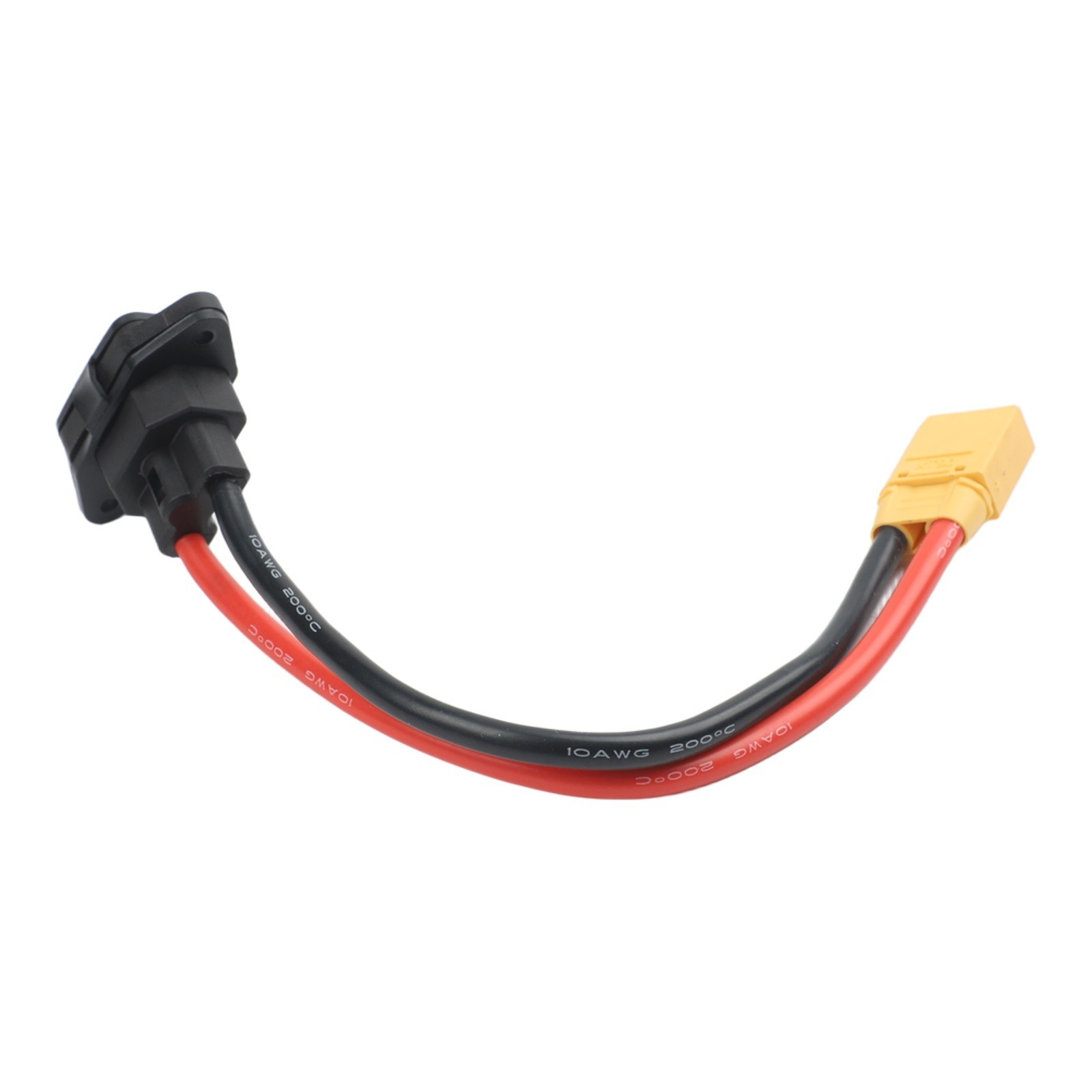 For XT60 For XT90 Battery Connector for Electric Vehicles 20CM Length Black