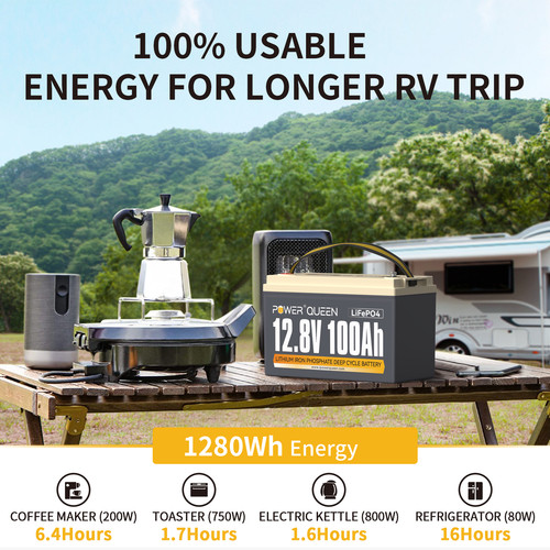 12V 100Ah 190Ah 200Ah 300Ah LiFePO4 Lithium Battery BMS for Solar RV Off-grid