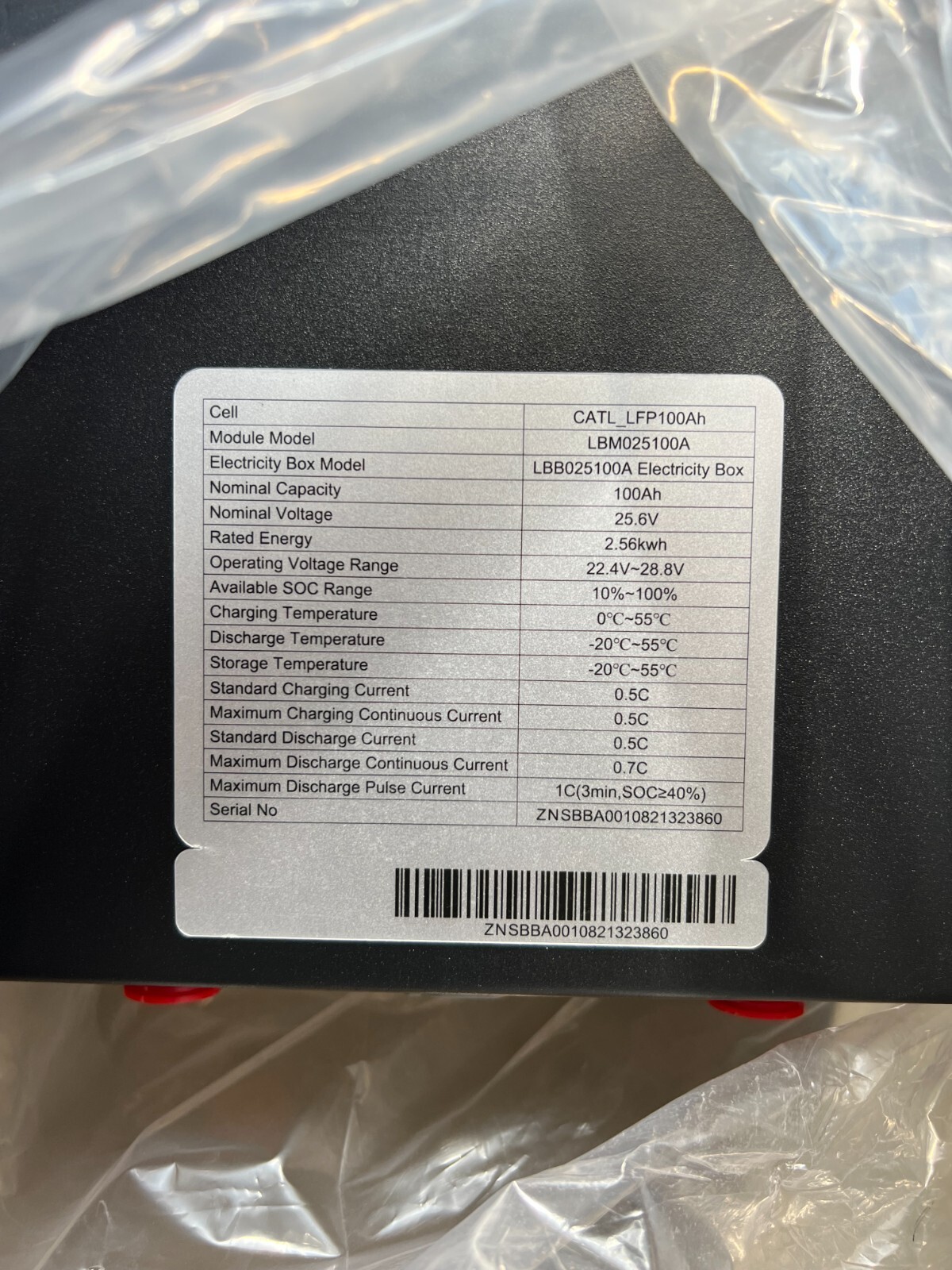Kohler Power System 100Ah 200Ah 25.6V LFP Battery LBB025100A Electricity Box