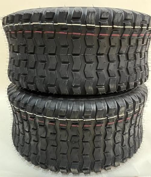 20×8.00-8 (2-Pack) Lawn Mower Turf Tires, V2 Tread Pattern, 4-Ply 20X8.00-8