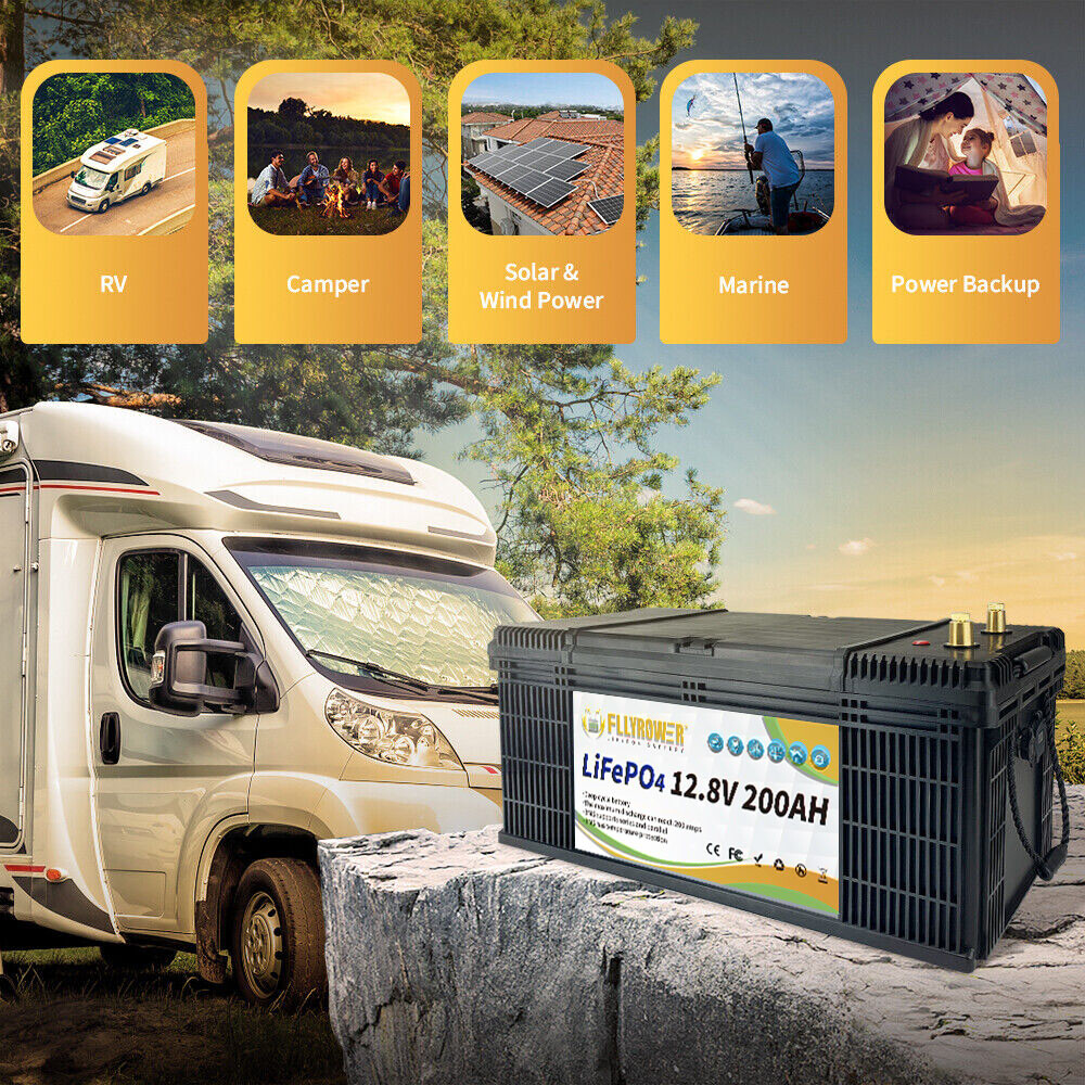 LiFePO4 Lithium Battery 12V 100Ah 200Ah 400Ah Deep Cycle for Solar Off-grid