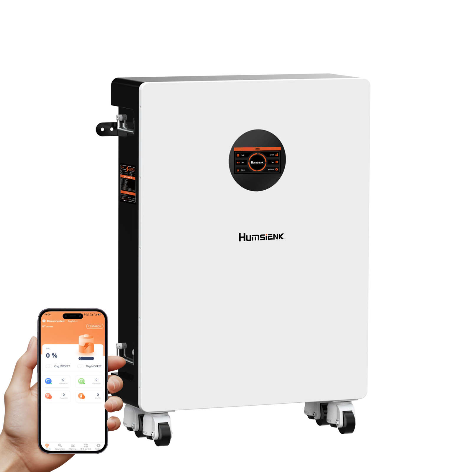 48V 300Ah 15KWh LiFePO4 Battery Wall-mounted +48V 12000W Solar Hybrid Inverter