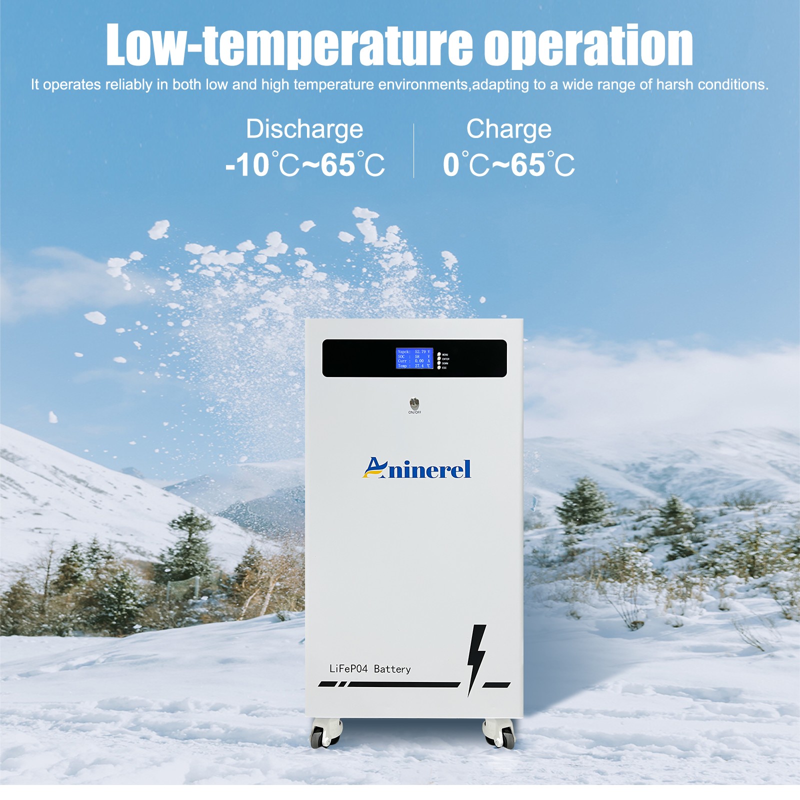 48V 314Ah Lithium Battery 16kWh+ 11kWh 48V Solar Hybrid Inverter MPPT Off-Grid