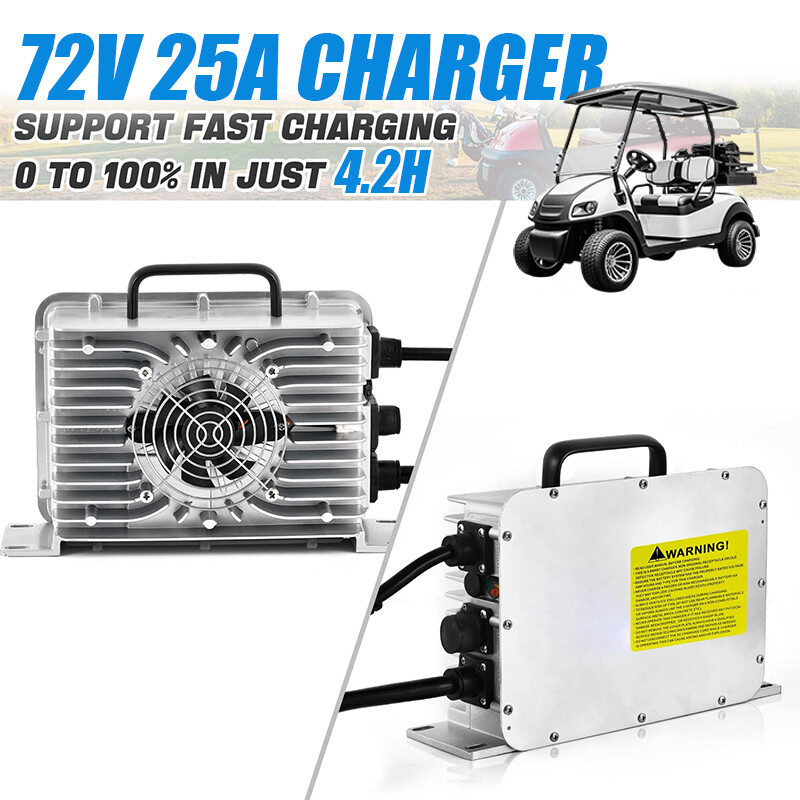 72V 105Ah Golf Cart LiFePO4 Lithium Bluetooth Battery 200A BMS+Monitor+Charger