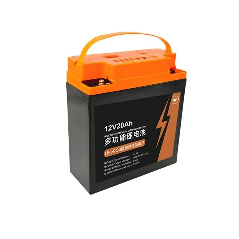 12V 20Ah LiFePO4 Battery High Capacity Large Power for Outdoor Live Streaming, S