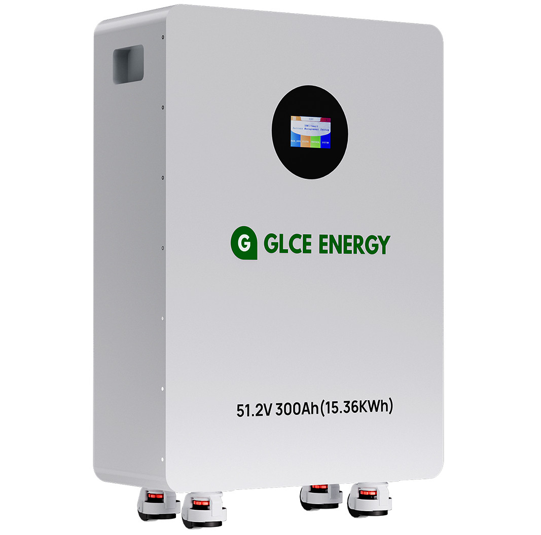 GLCE ENERGY 15360Wh Home Backup Power 48V 300Ah LiFePO4+15KW