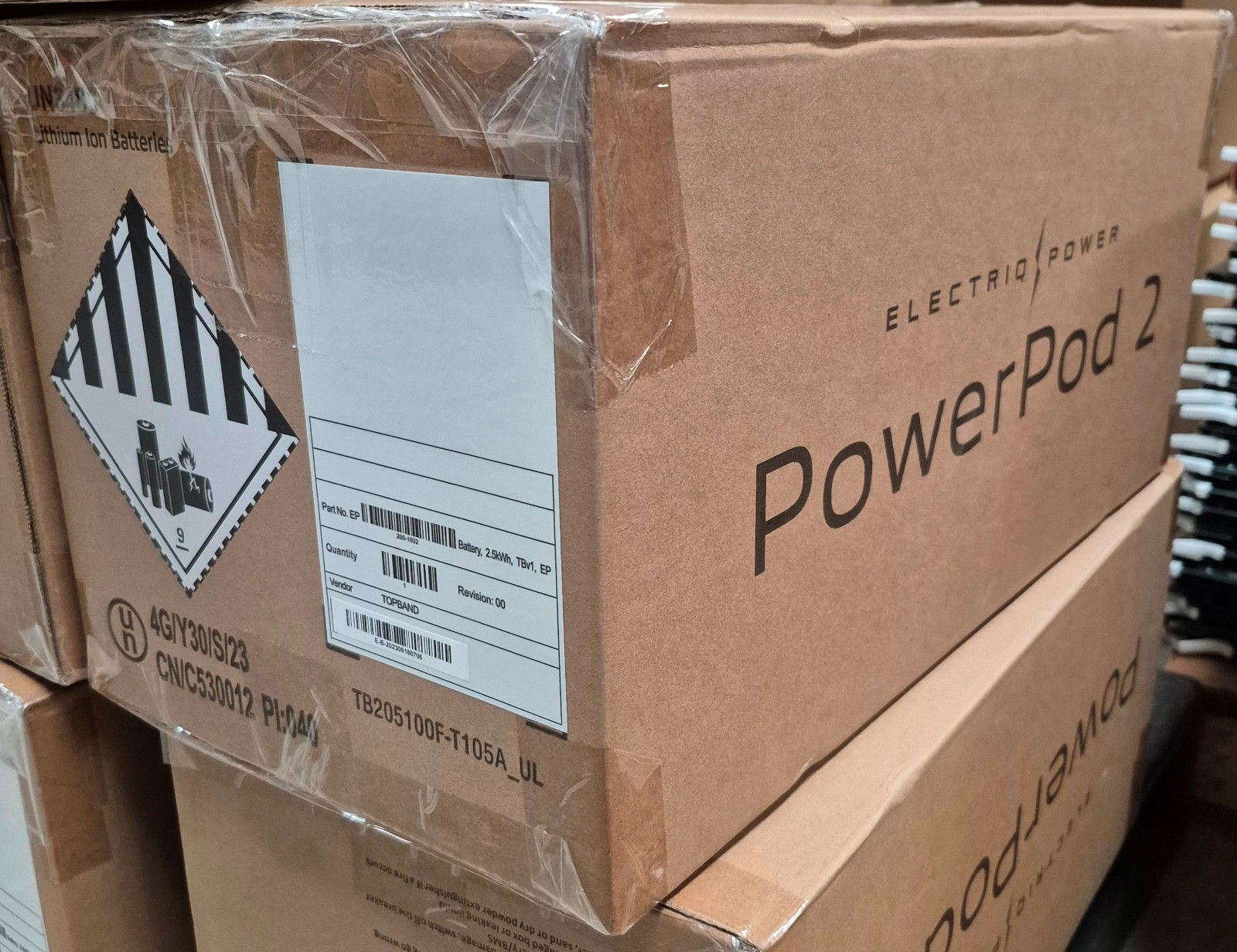 CATL LFP 100Ah 2.56kwh 25.6V (21.6V- 28.8V) Electriq Power/Kohler Battery
