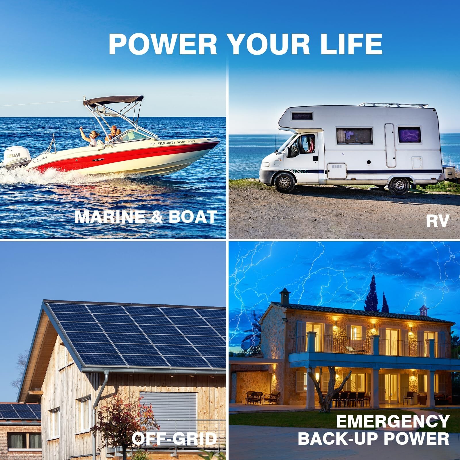 Mini 12V 100AH Smaller Size LiFePO4 Lithium Battery 100A BMS for RV Marine Solar