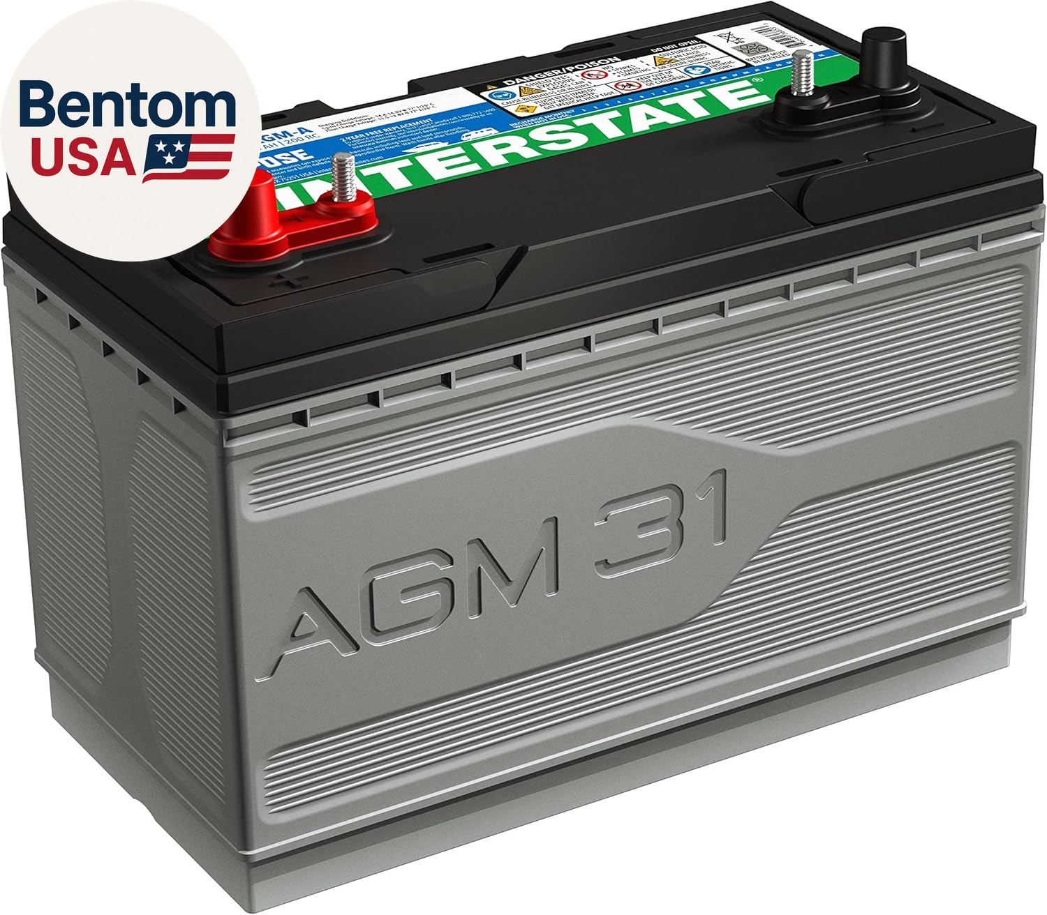 Marine/Rv Battery 12V 100Ah 825CCA Dual Purpose Power Pure Lead AGM RV & Marine