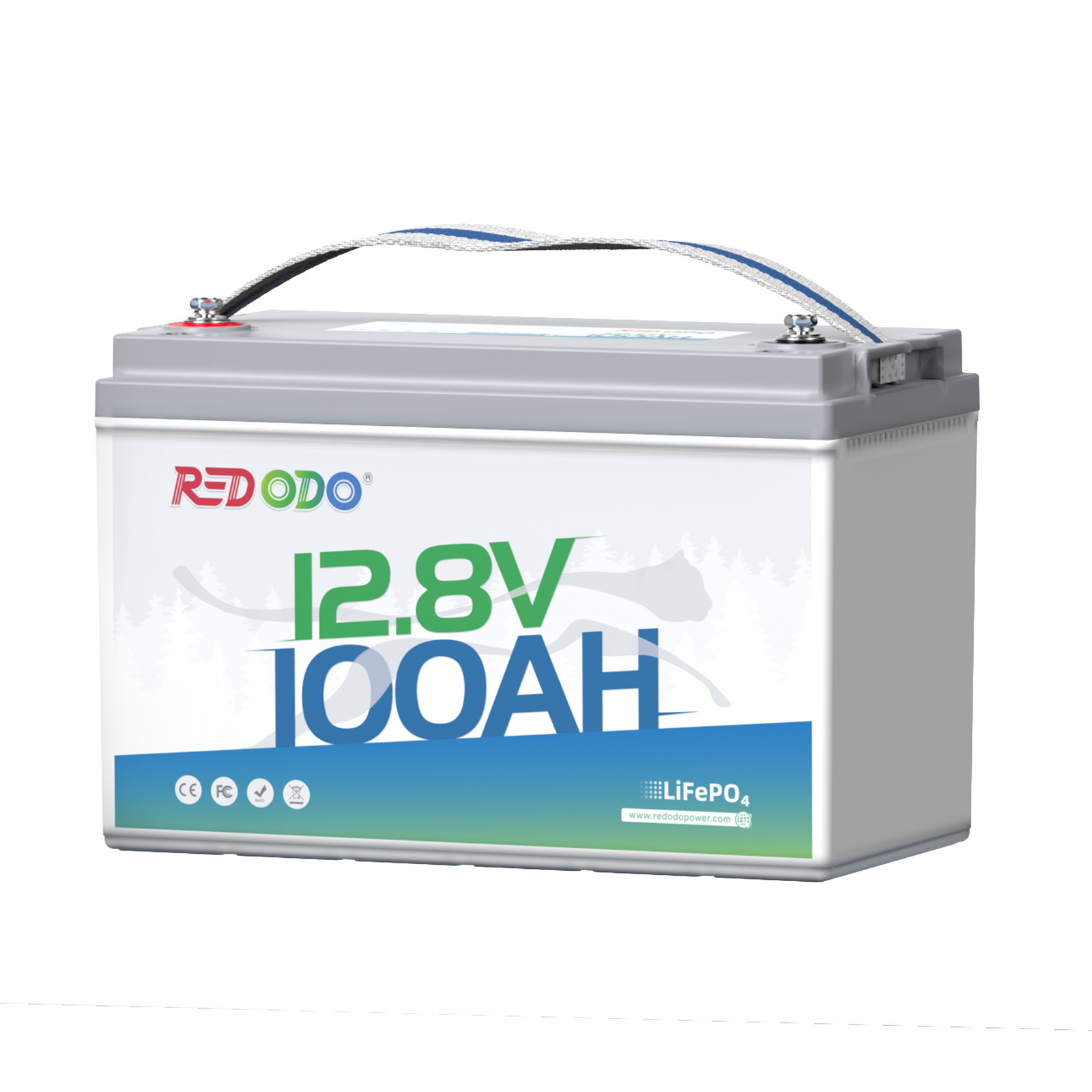 Redodo 12V 100Ah 200Ah 300Ah Lithium Battery LiFePO4 for RV Trolling Motor LOT