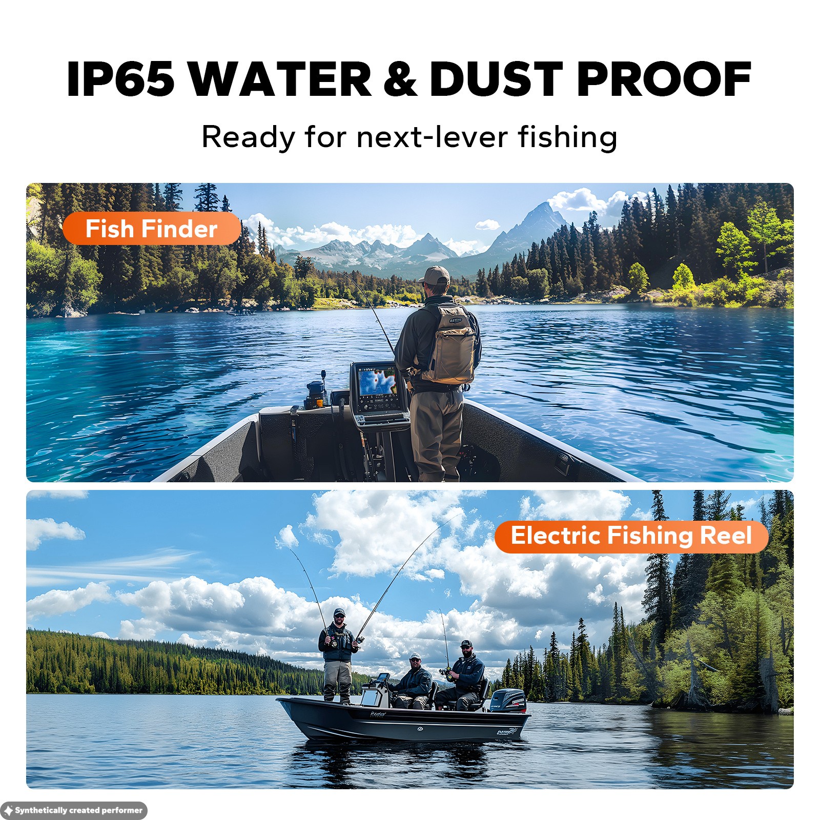 LiTime 16V 30Ah Bluetooth LiFePO4 Lithium Battery For Fish Finder-refurbished