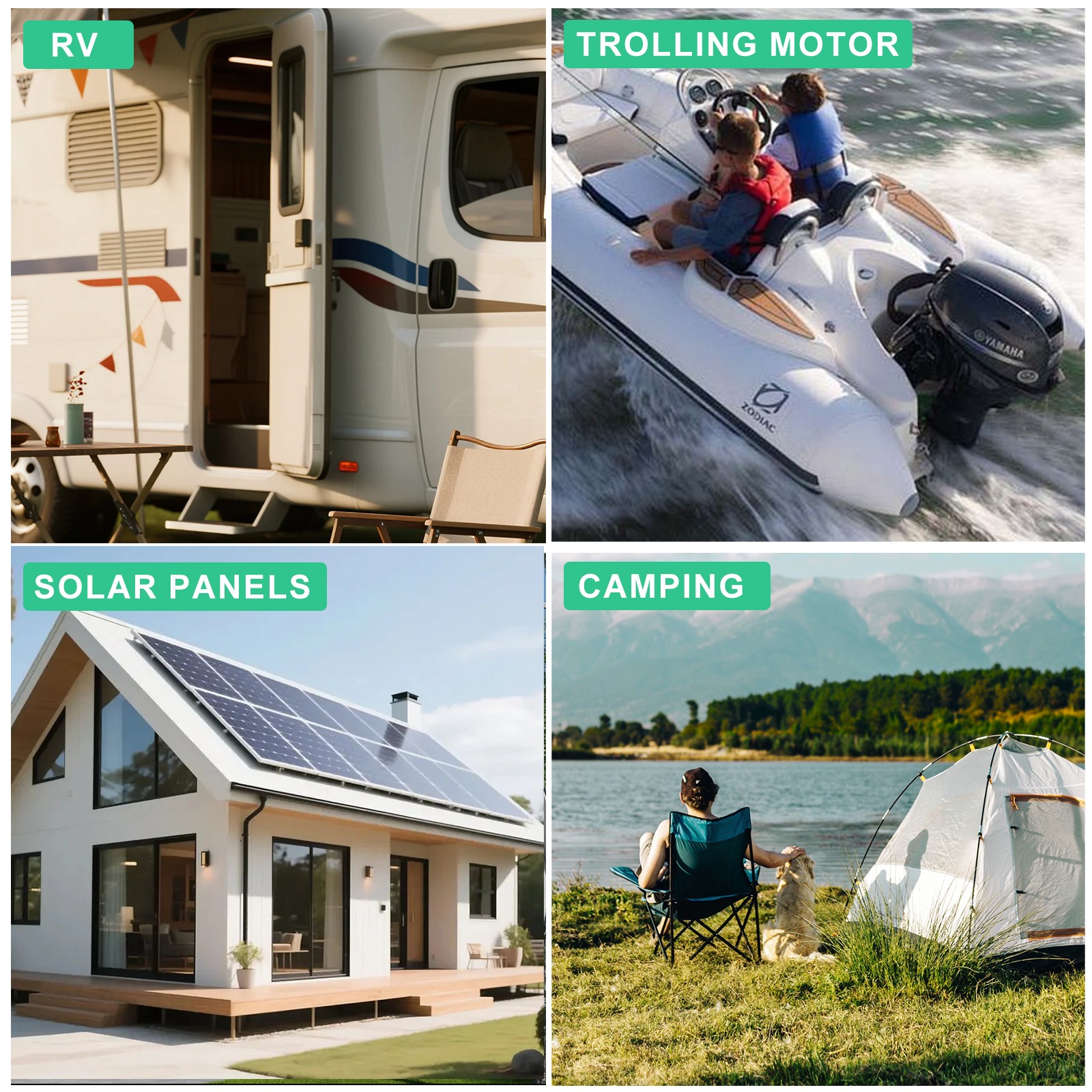 16PC 12V 300Ah LiFePO4 Battery Deep Cycle Lithium Battery 200A BMS RV Solar Boat