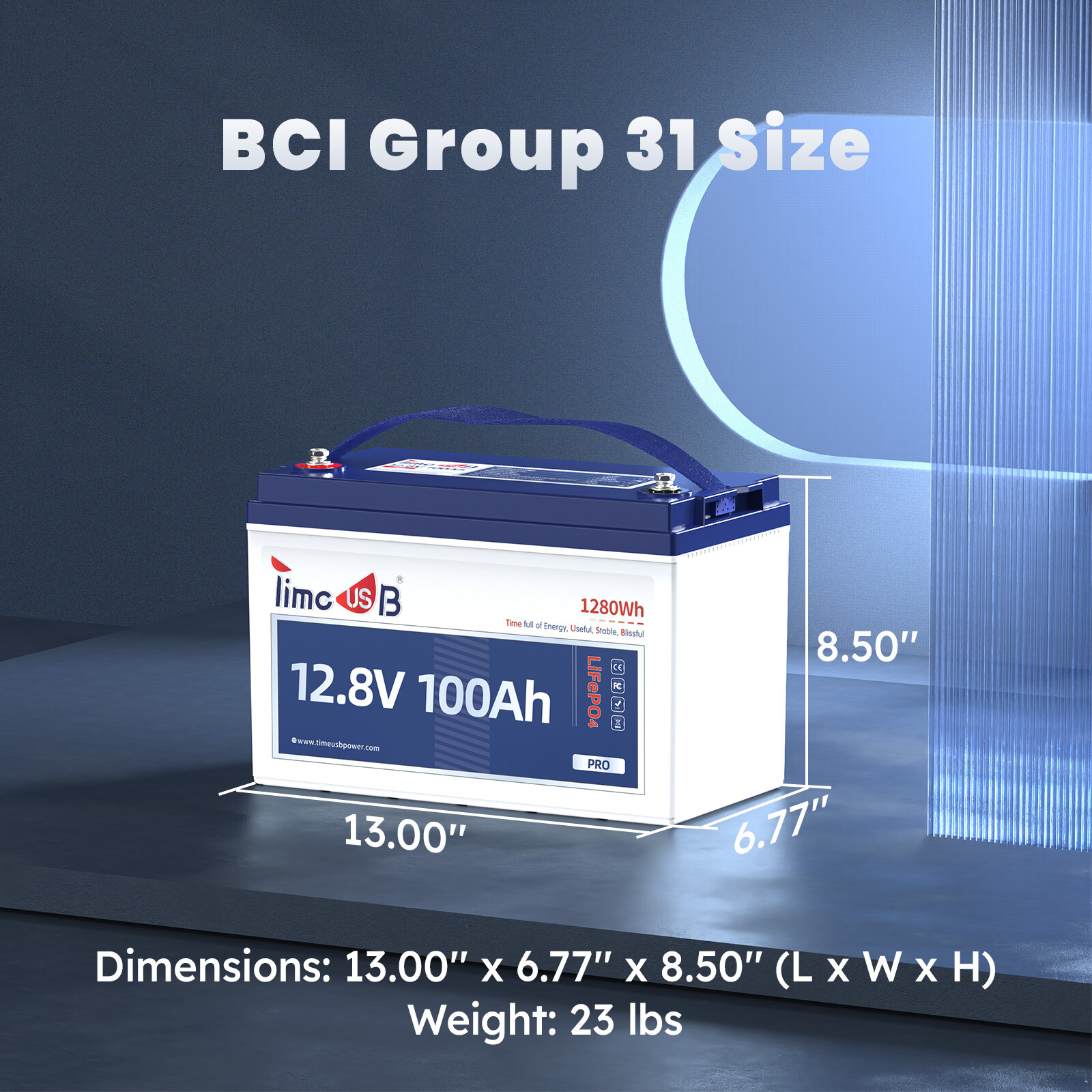 New 12.8V 50Ah 100Ah 140Ah LiFePO4 Lithium Battery Deep Cycle for Solar Off-grid