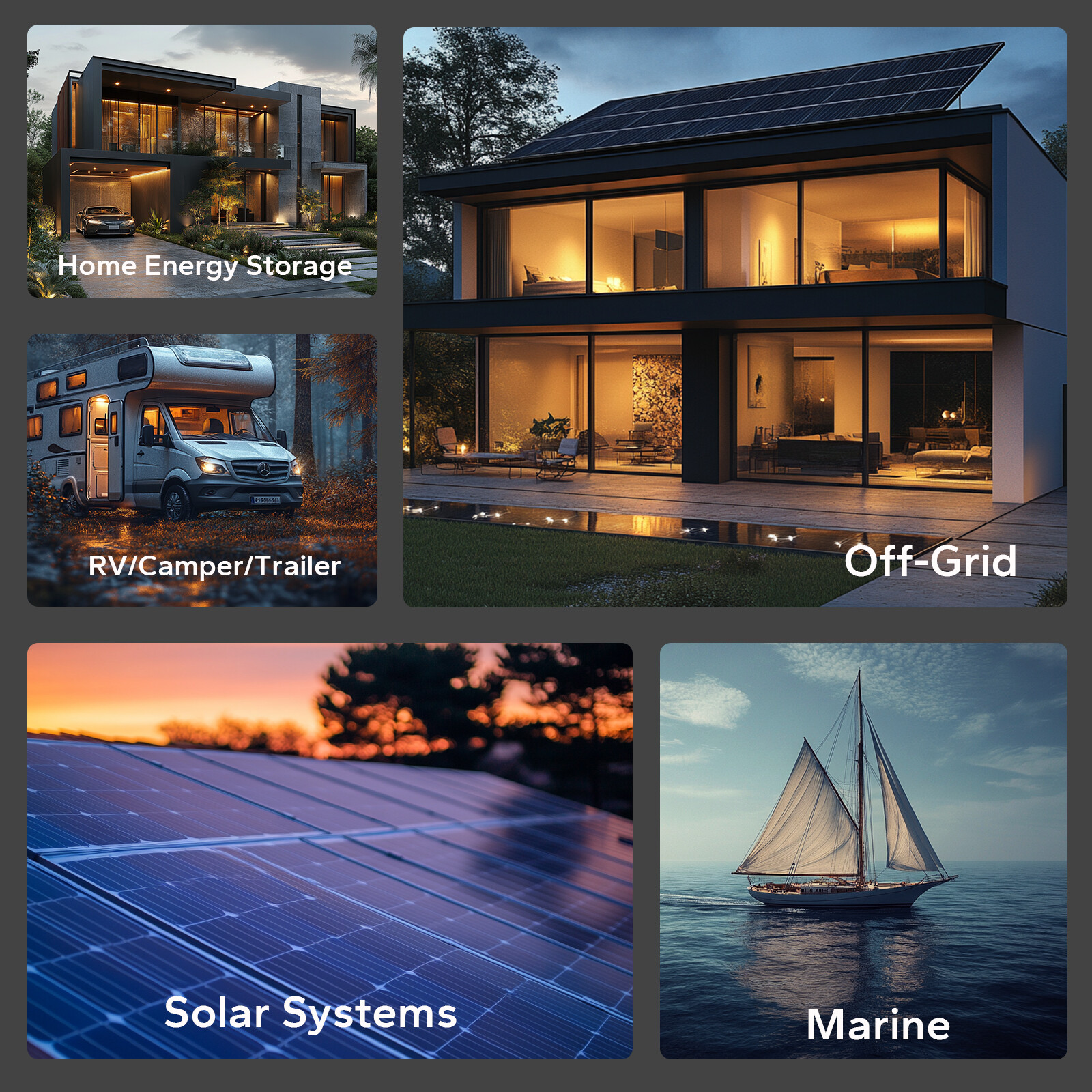 LiTime 12V 560Ah 7168Wh LiFePO4 Lithium Battery For Solar Off-grid-Refurbished
