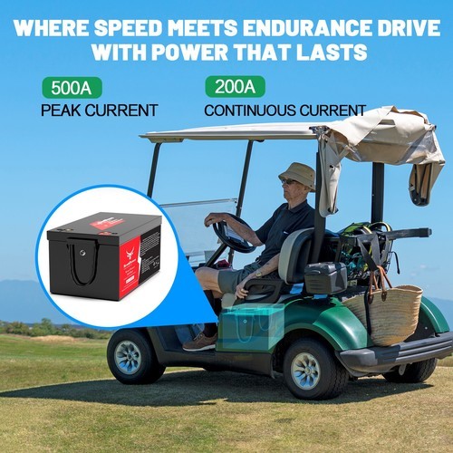 Newtipower 36V 100Ah LiFePO4 Golf Cart Lithium Battery 10000+Cycles 200A BMS RV