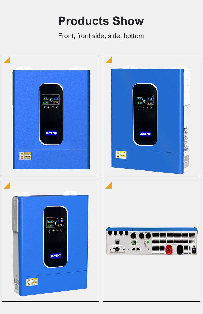 16KWh 51.2V 314Ah Lithium Battery + 11KW 48V 220V Hybrid Solar Inverter Parallel