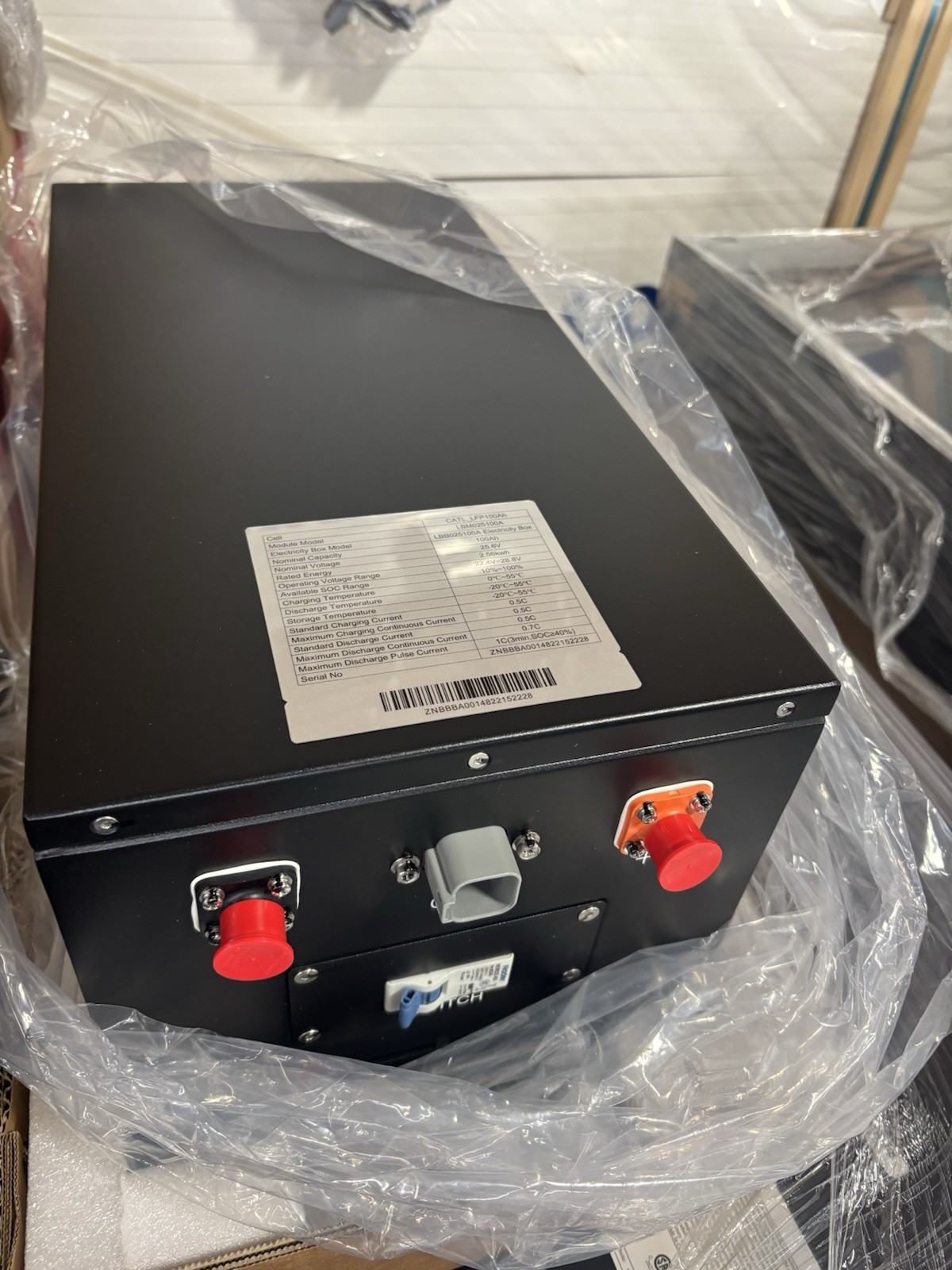 Kohler CATL 2.56kwh Battery 100Ah 25.6V LFP module LBB025100A ,SOLAR BATTERY