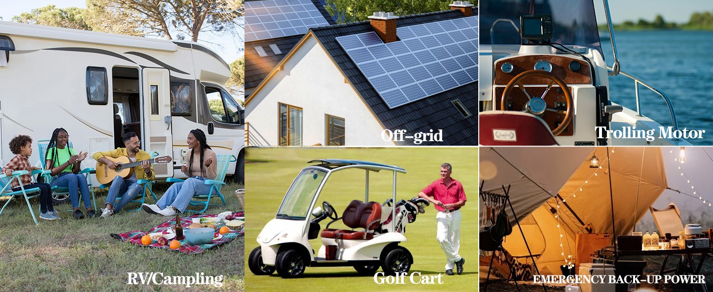 12V 300Ah 330Ah LiFePO4 Lithium Battery Built-in 200A BMS For Solar Off-grid RV